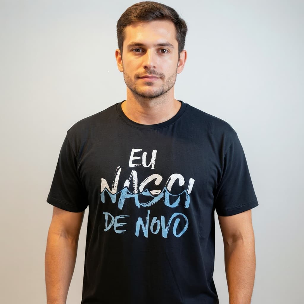 Estampa silk screen em camiseta — Alpha Blu Uniformes